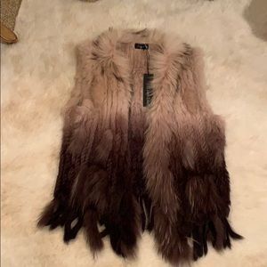 Pink Fur Vest